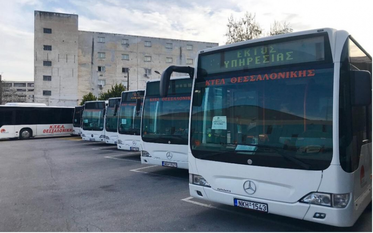 ΟΣΕΘ: 478 λεωφορεία στους δρόμους της Θεσσαλονίκης