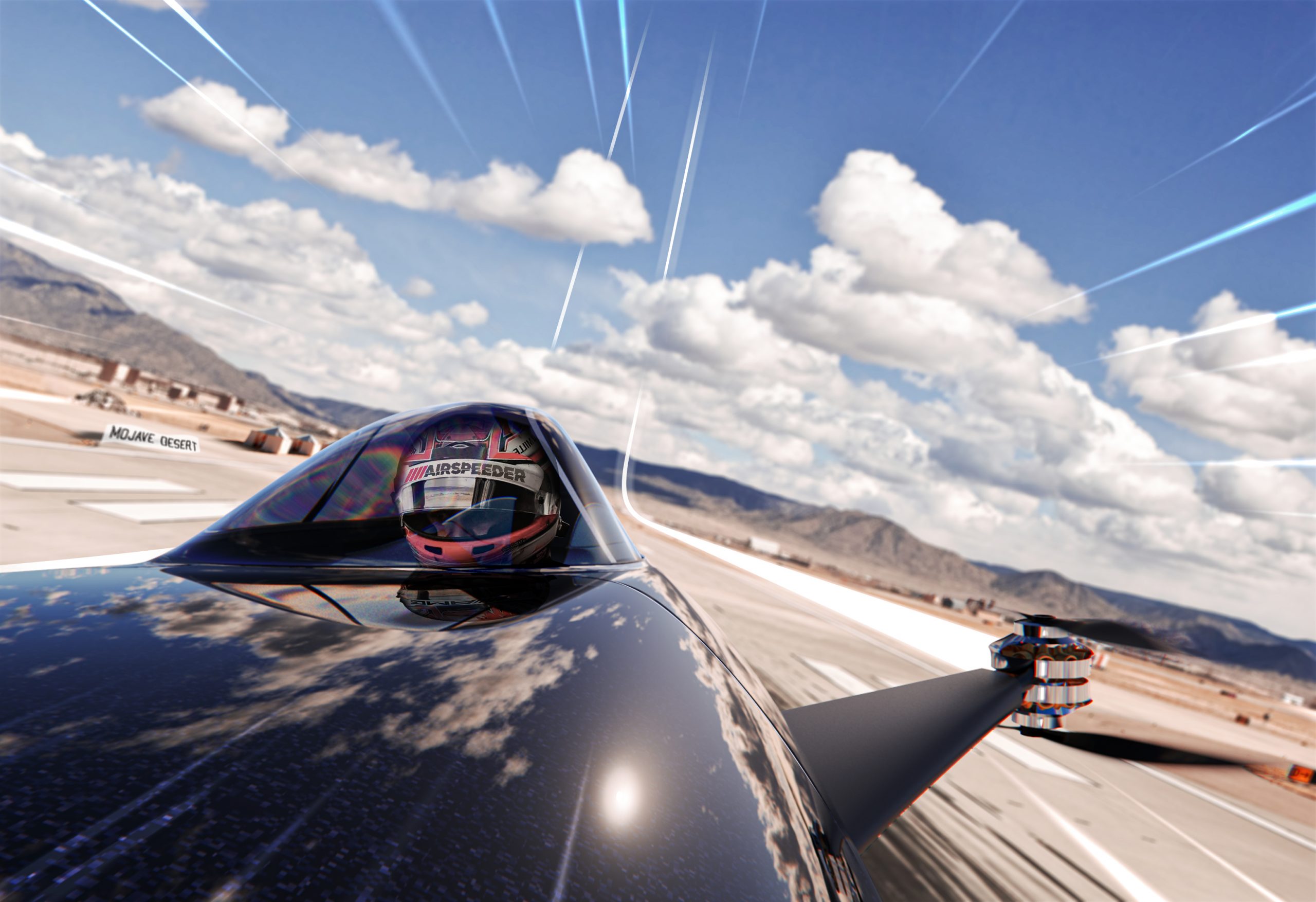 Airspeeder: Δοκιμάζει το ιπτάμενο αγωνιστικό Mk3