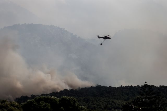 Φωτιά στην Κορινθία: Μάχη με τον χρόνο για να περιοριστούν οι αναζωπυρώσεις – Κάηκαν 50.000 στρέμματα