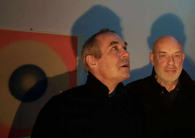 Ο Brian Eno και ο Roger Eno τον Αύγουστο στο Ηρώδειο
