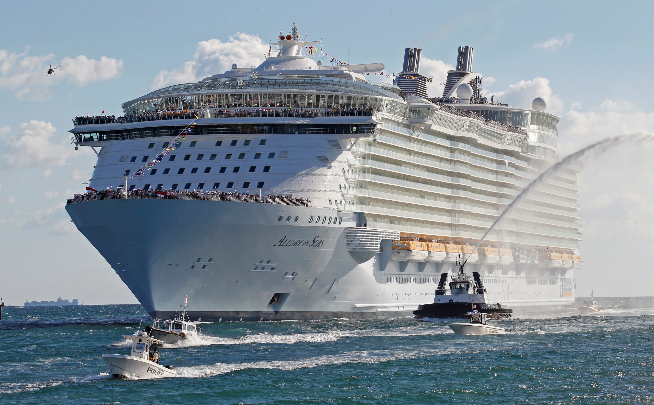 Cruise ship arrivals increased by 25% compared to 2019
