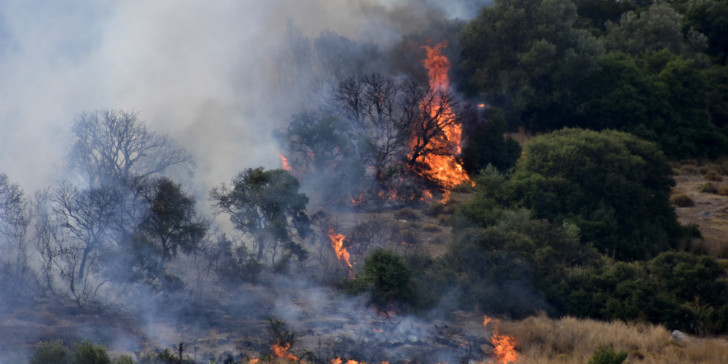 Μεγάλες φωτιές σε Ρόδο και Αιτωλοακαρνανία – Εκκενώθηκαν οικισμοί