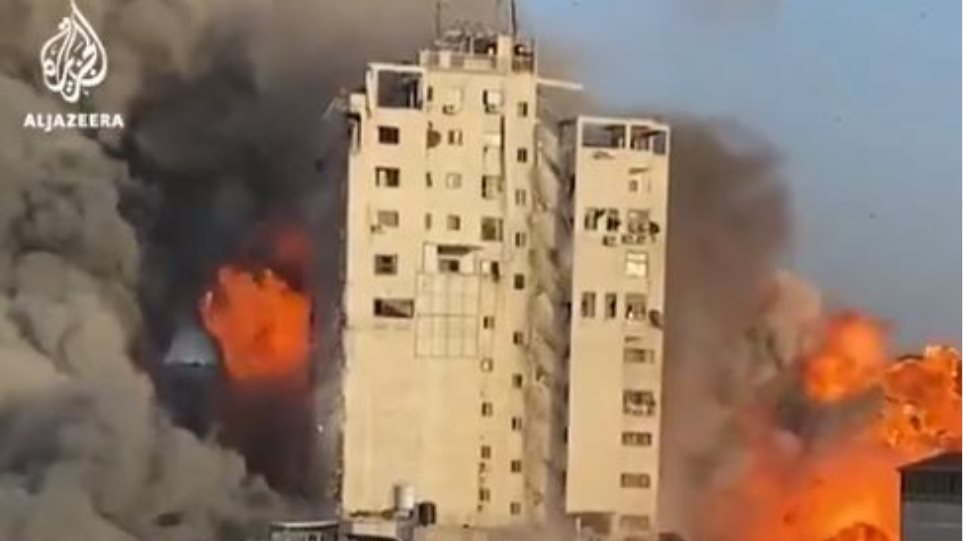 Νετανιάχου: Απόλυτα νόμιμος στόχος ο βομβαρδισμός του κτιρίου των ΜΜΕ στη Γάζα