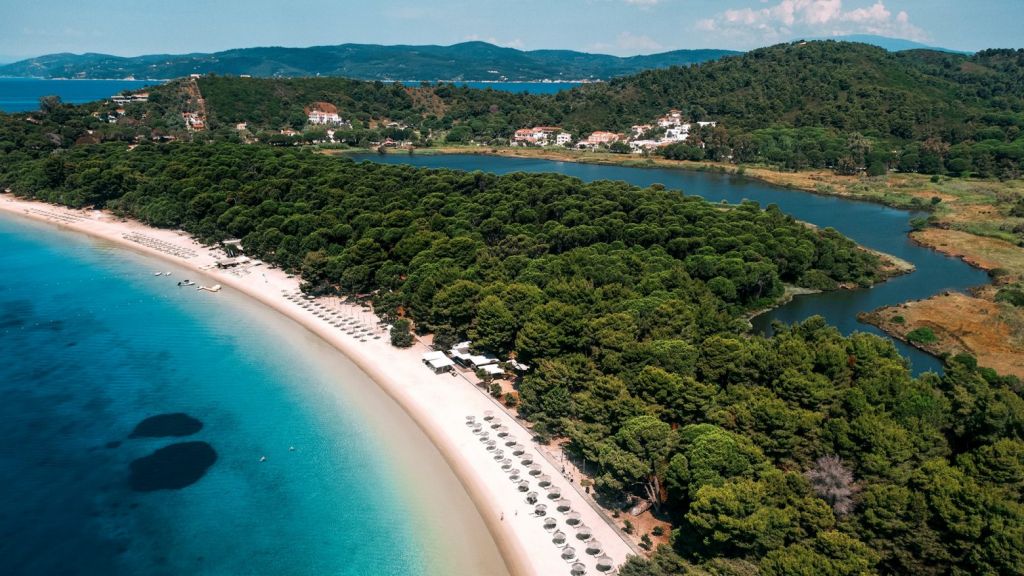 The electrical interconnection of Skiathos in June
