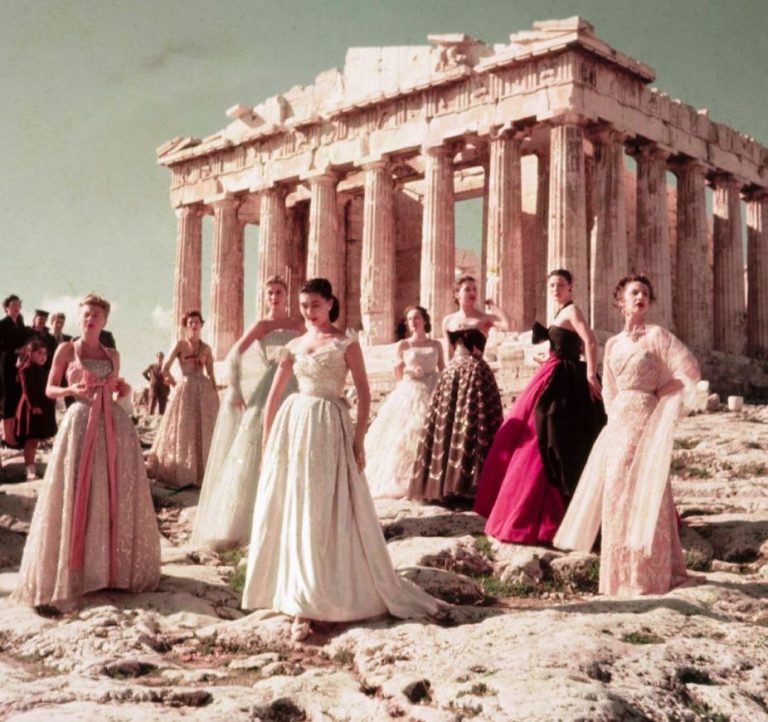 Dior: The luxury brand uses iconic Greek sites as backdrops, including Acropolis