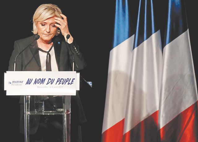 Γαλλία: Απογοήτευση για τη Μαρίν Λεπέν