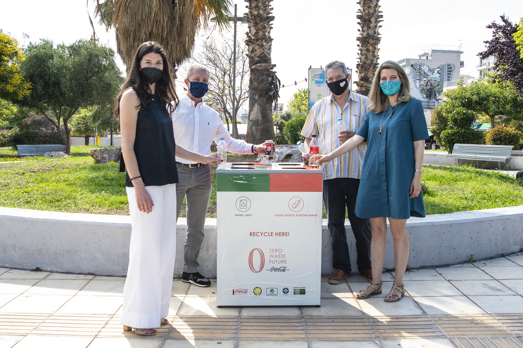 Γκάζι: Ο νέος σταθμός του Zero Waste Future της Coca-Cola μαζί με τον Δήμο Αθηναίων