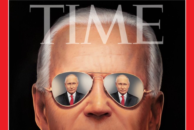 Το τετ α τετ Μπάιντεν – Πούτιν στο εξώφυλλο του Time
