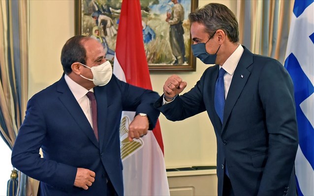Κυριάκος Μητσοτάκης: Η διασφάλιση της ειρήνης στην περιοχή, στη συνάντηση με τον Αιγύπτιο πρόεδρο