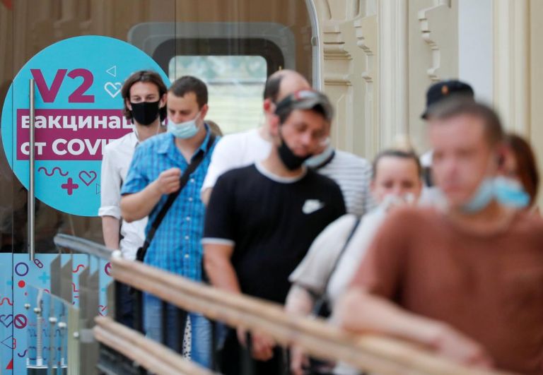 Ρωσία – Ρεκόρ κρουσμάτων κορωνοϊού μέσα σε 24 ώρες