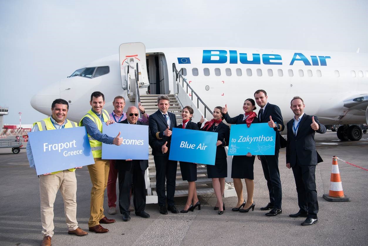 Blue Air: Αναπτύσσεται στην Ελλάδα με 10 προορισμούς