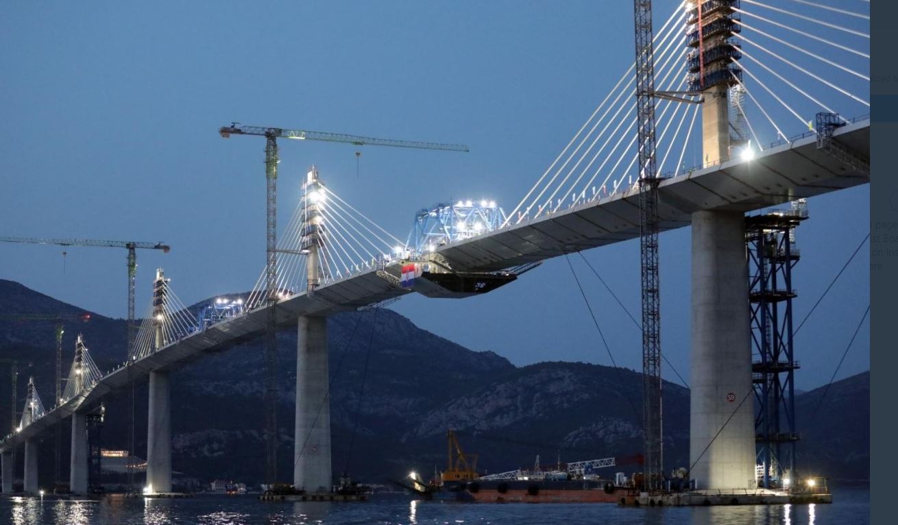 Κροατία: Νέα γέφυρα μήκους 2,4 χλμ με ευρωπαϊκά κεφάλαια και κινεζικά… χέρια [Photo/Video]