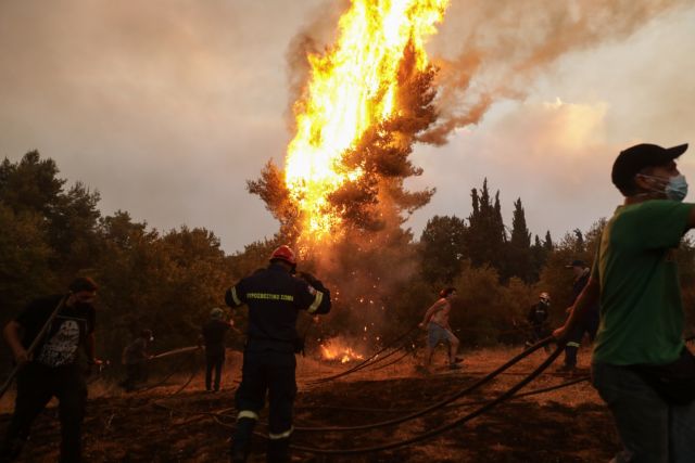 Λαύριο – Φωτιά στο Μαρκάτι, κοντά σε σπίτια