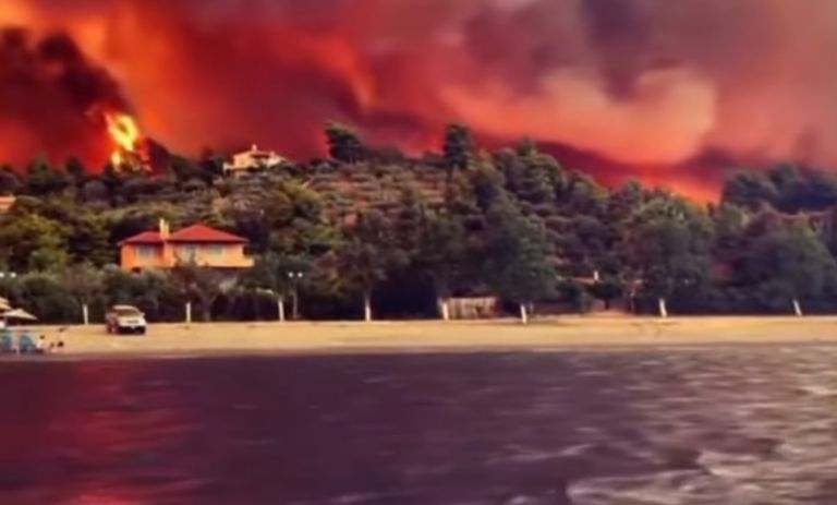 Fire front in Evia out of control – More villages are being evacuated