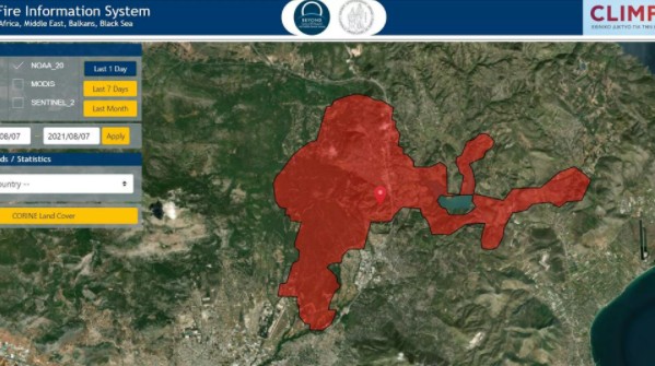 Πυρκαγιές – Πόσα στρέμματα κάηκαν σε Αττική και Εύβοια