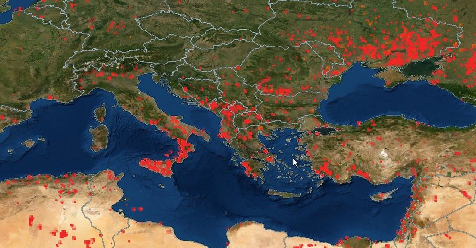 Καίγεται όλη η Ευρώπη – Τριπλάσιες πυρκαγιές φέτος, αύξηση 94% στις καμένες εκτάσεις