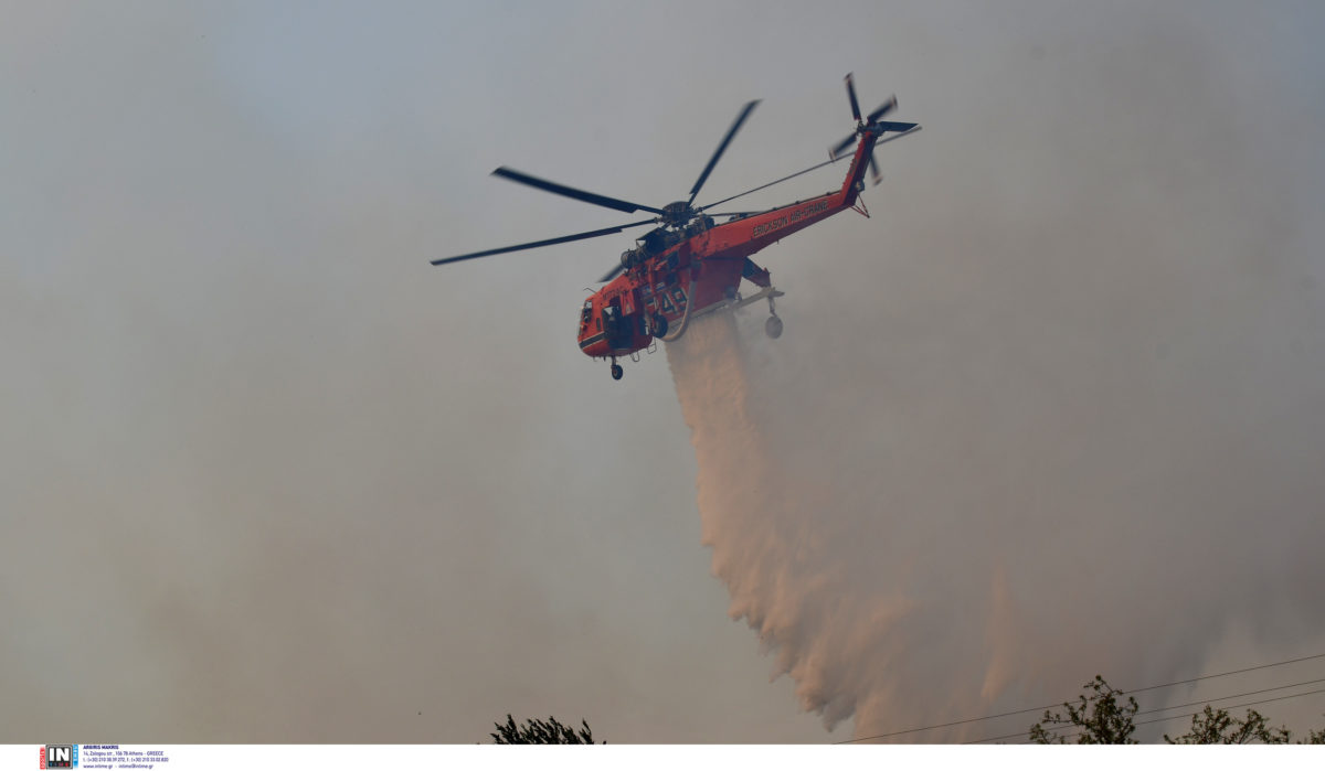 Η Mytilineos διαθέτει 4 ελικόπτερα τύπου Ericson για την κατάσβεση των πυρκαγιών
