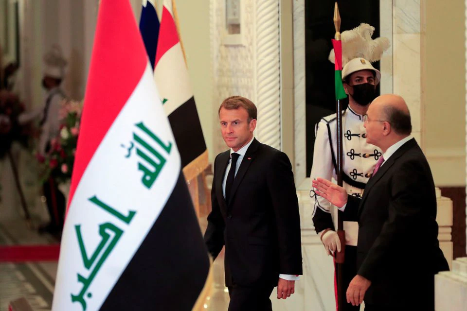 Ιράκ – Συνάντηση Μακρόν και ηγετών Μέσης Ανατολή για την ασφάλεια στη σκιά των εξελίξεων στο Αφγανιστάν