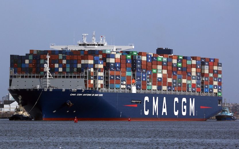 «Παγώνει» τους ναύλους στα containers στην spot αγορά η CMA CGM