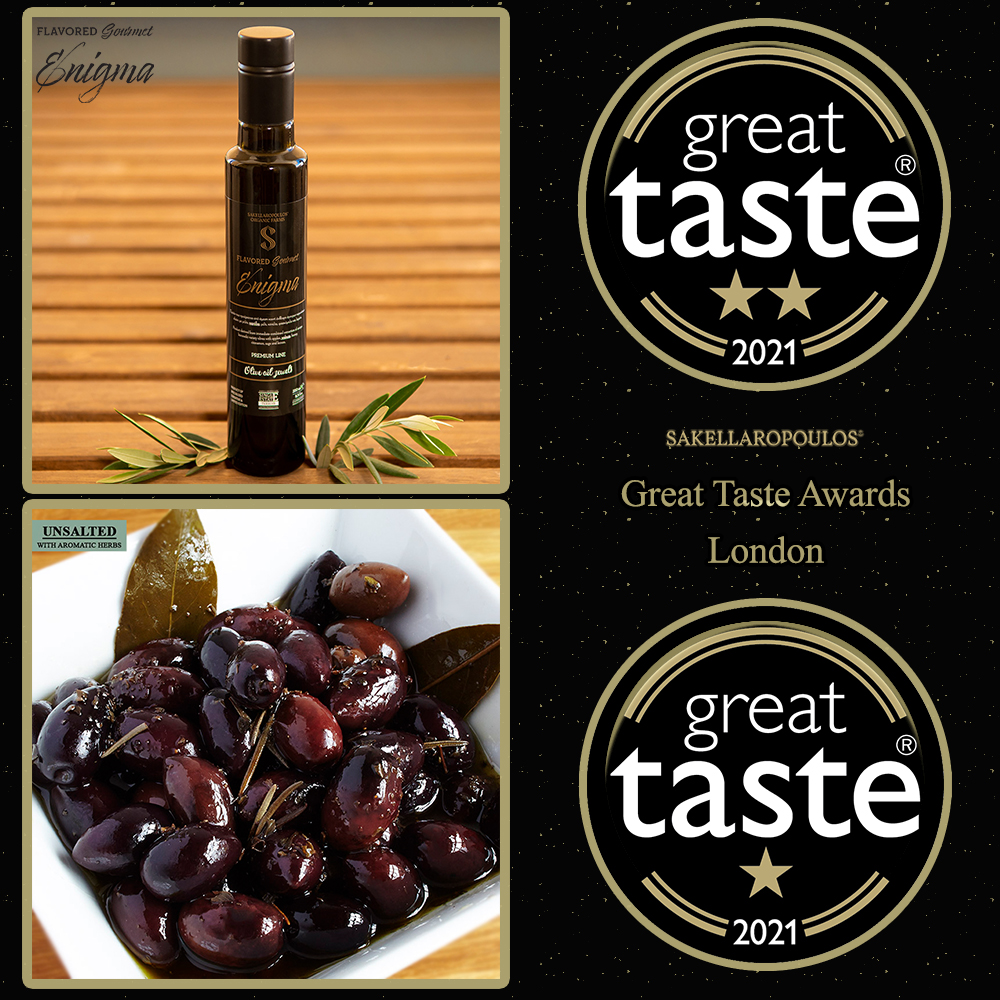 Ελαιώνες Σακελλαρόπουλου – Νέες βραβεύσεις στον διαγωνισμό «Great Taste Awards»
