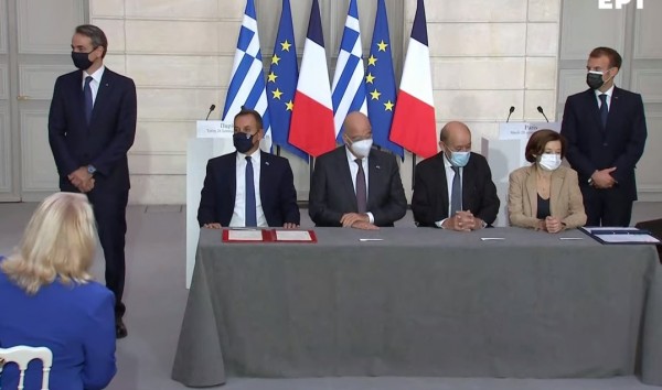 Greece-France inks deal for frigates and defense agreement