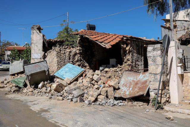 Κρήτη – 772 σπίτια μη κατοικήσιμα από τον σεισμό