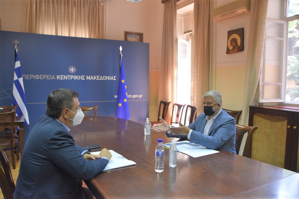 Συνάντηση Πατούλη με τον Περιφερειάρχη Κεντρικής Μακεδονίας