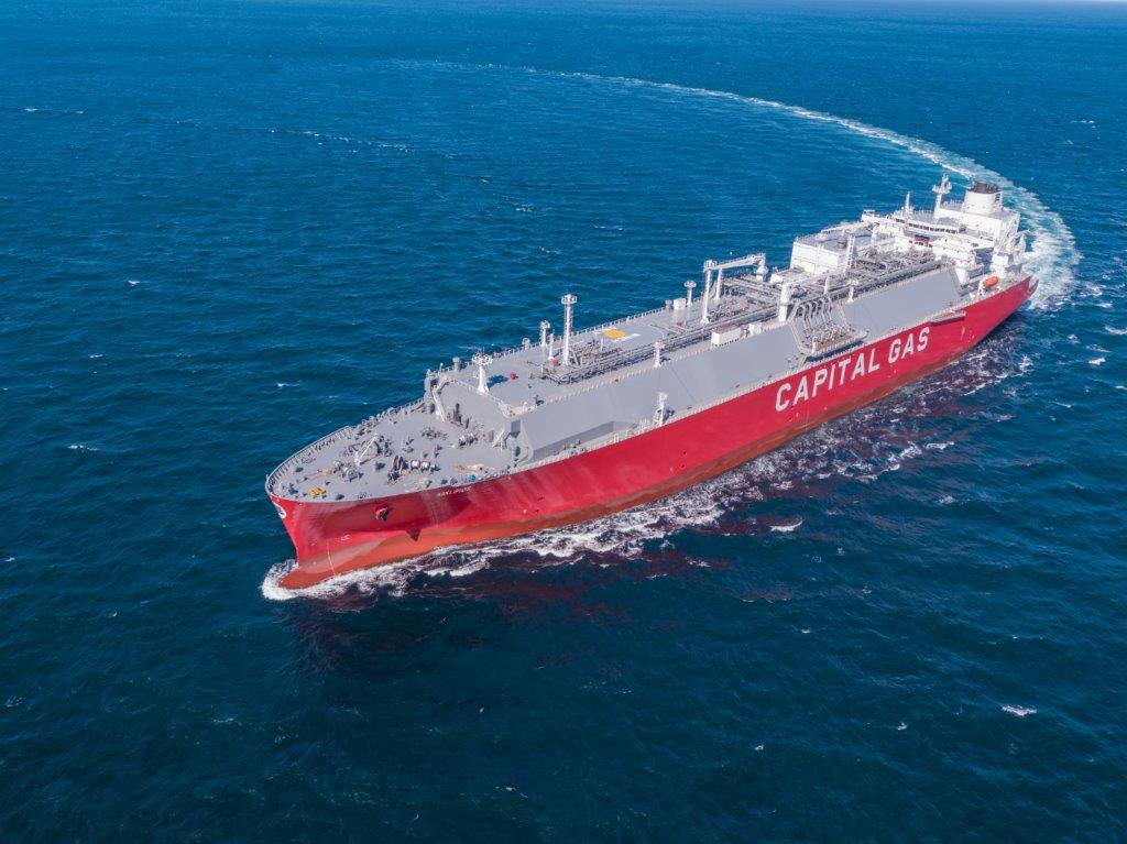 Capital Gas Ship Management Corp – Παρέλαβε το LNG Carrier «Asklipios»