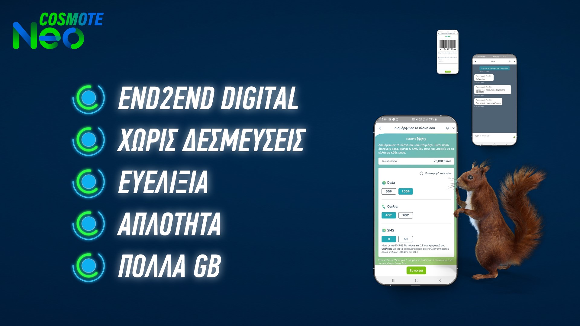 Το καινοτομικό COSMOTE Neo στο περιβάλλον του 5G