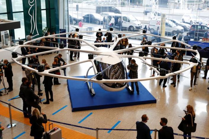 Volocopter – Συμφωνία για την πιλοτική έναρξη των εναέριων ταξί από το αεροδρόμιο της Ρώμης