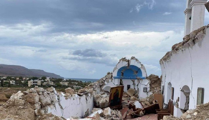 O Θανάσης Μαρτίνος θα αναλάβει την αποκατάσταση του ιερού ναού Αγίου Νικολάου στον Ξερόκαμπο Σητείας