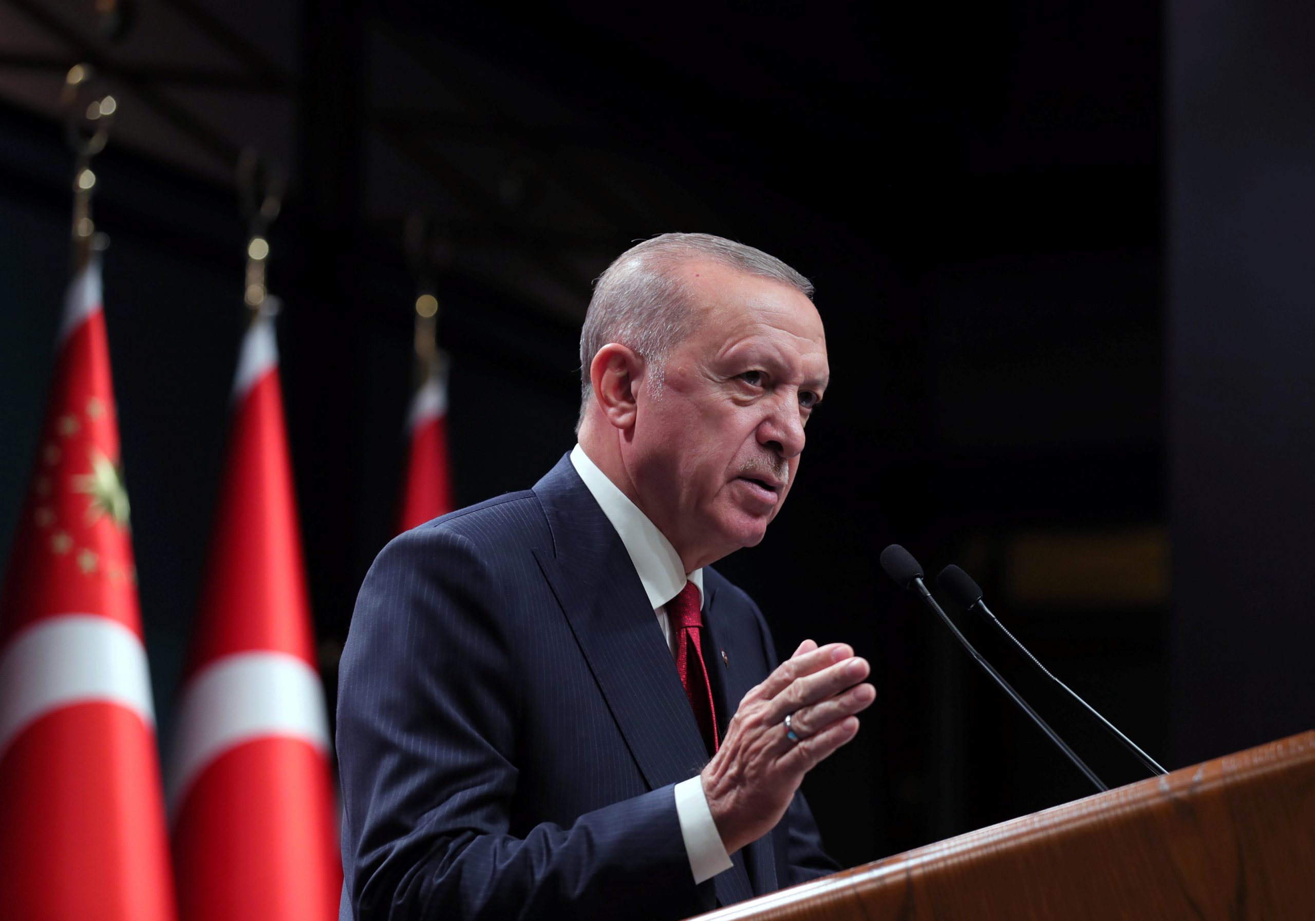 Ερντογάν – «Είμαστε αποφασισμένοι να εξαλείψουμε μόνοι μας τις απειλές από τη Συρία»