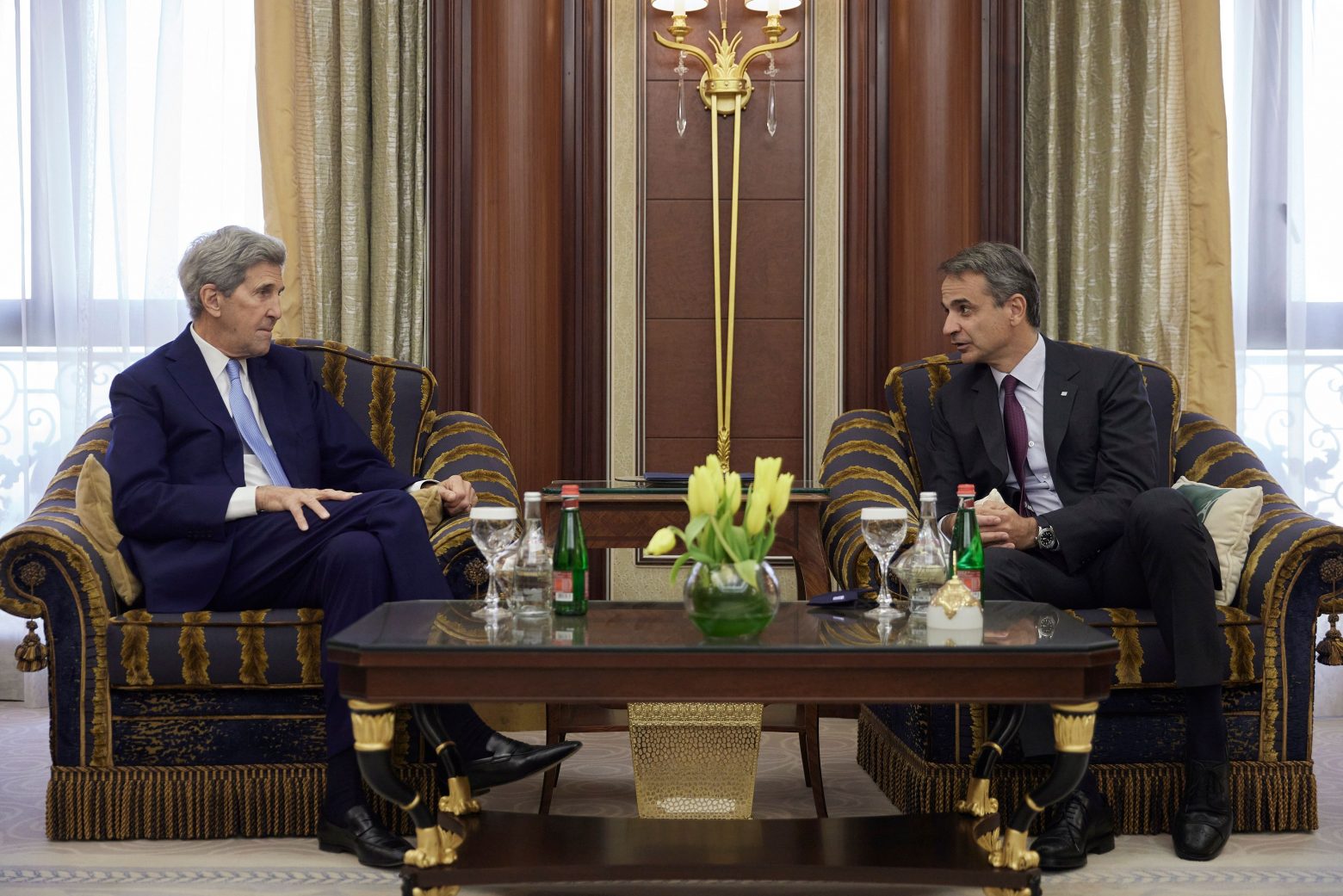PM briefs US special rep for climate John Kerry on sidelines of Mideast Green Initiative summit in Riyadh