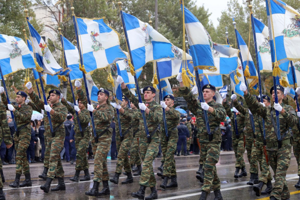 28η Οκτωβρίου – Μόνο με τη συμμετοχή στρατιωτικών η παρέλαση – Θα διαρκέσει 60 λεπτά