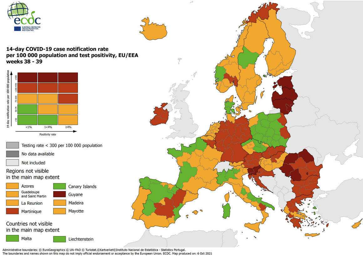 ECDC για Ελλάδα – Βελτιωμένη η επιδημιολογική κατάσταση, αλλά κρίσιμο το επόμενο δίμηνο