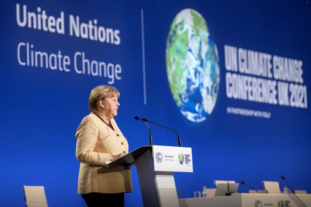 COP26 – Υπέρ της τιμολόγησης των εκπομπών διοξειδίου του άνθρακα τάχθηκε η Μέρκελ