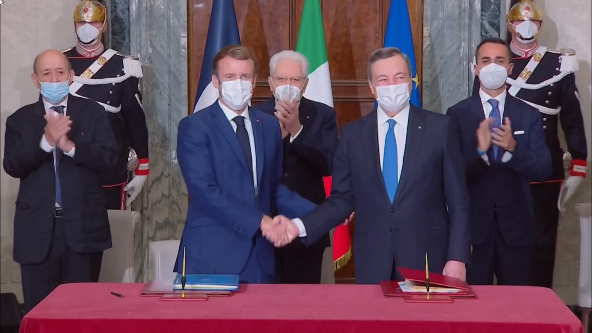 Πιο κοντά Ιταλία και Γαλλία μετά την υπογραφή της Συνθήκης του Κυρηνάλιου