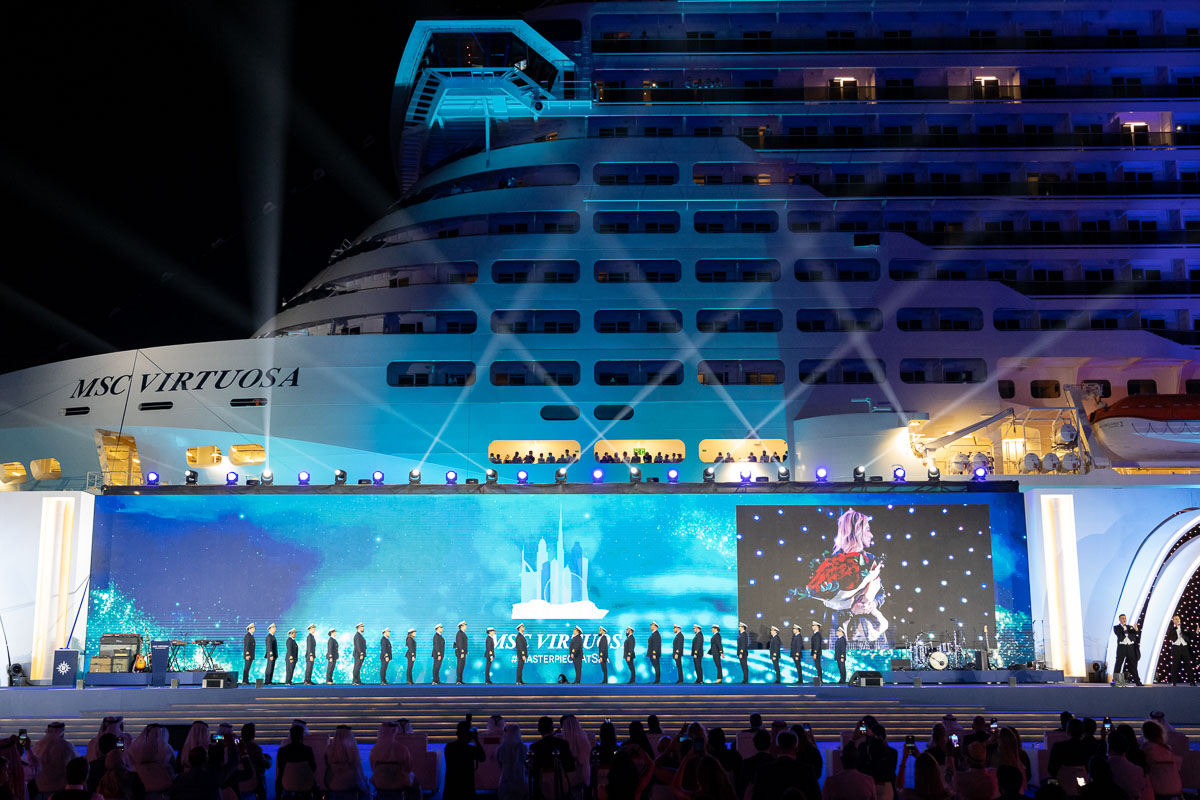 MSC Cruises – Λαμπερή τελετή ονοματοδοσίας του MSC Virtuosa στα Ηνωμένα Αραβικά Εμιράτα