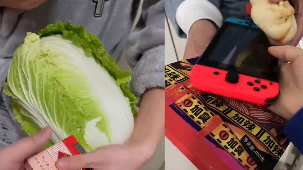 Ανταλλάσσοντας Nintendo Switch με noodles και smartphone με ρύζι