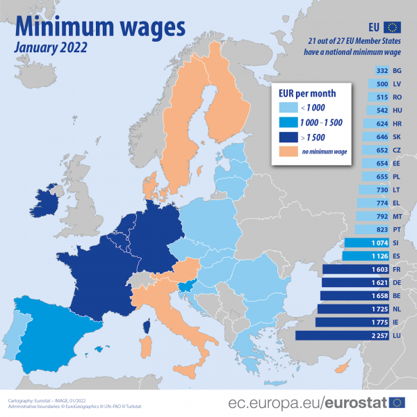 Minimum wage January2022 MAP