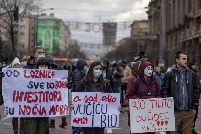Σερβία – Στο καναβάτσο η κυβέρνηση να διαλύσει τη συμφωνία της με την Rio Tinto