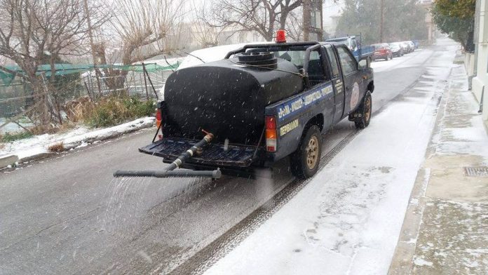 Volos: Heavy snowfall in Sporades and Pelion