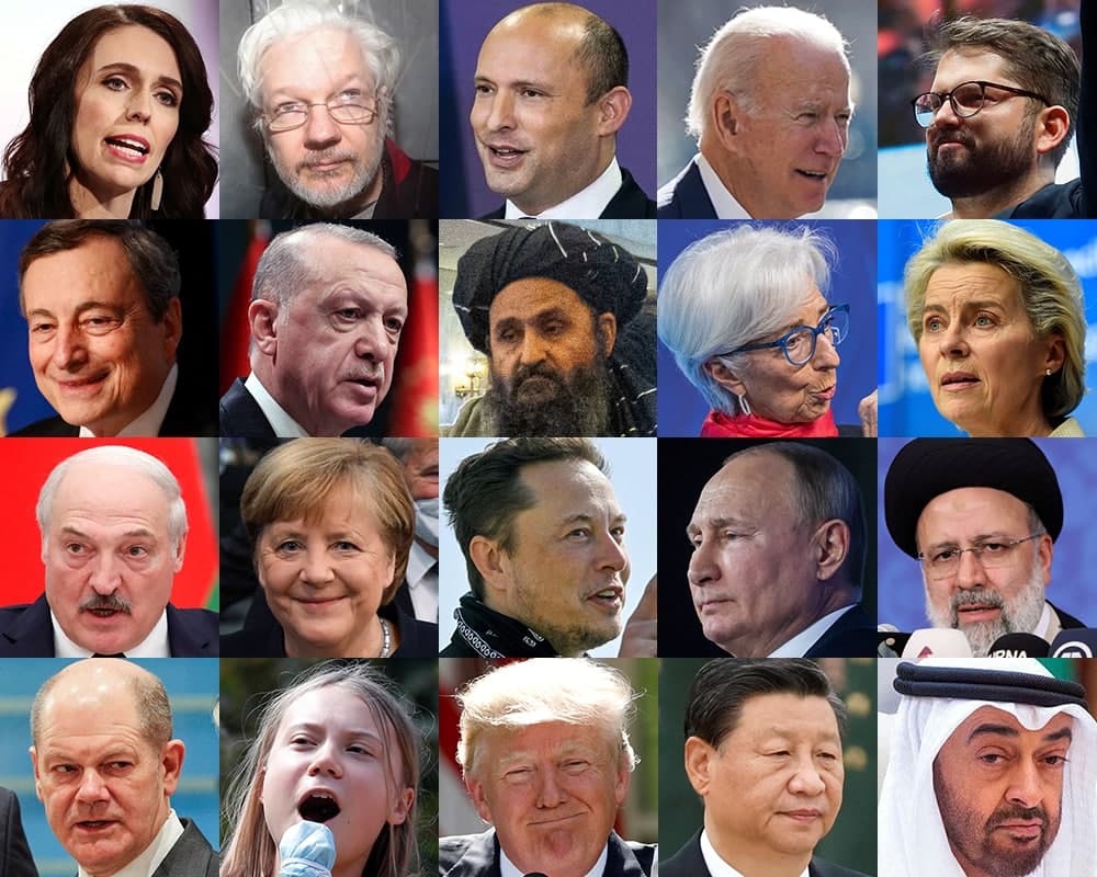 Είκοσι πρόσωπα που σφράγισαν τη διεθνή σκηνή το 2021