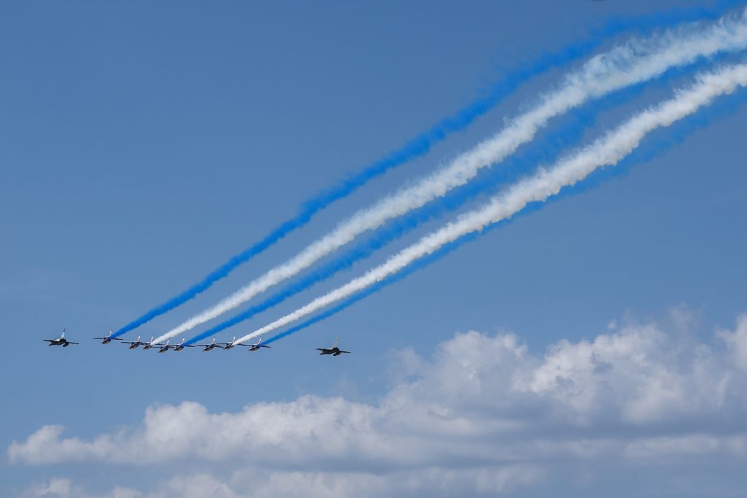 The first six Rafale fighters land at Tanagra Airport