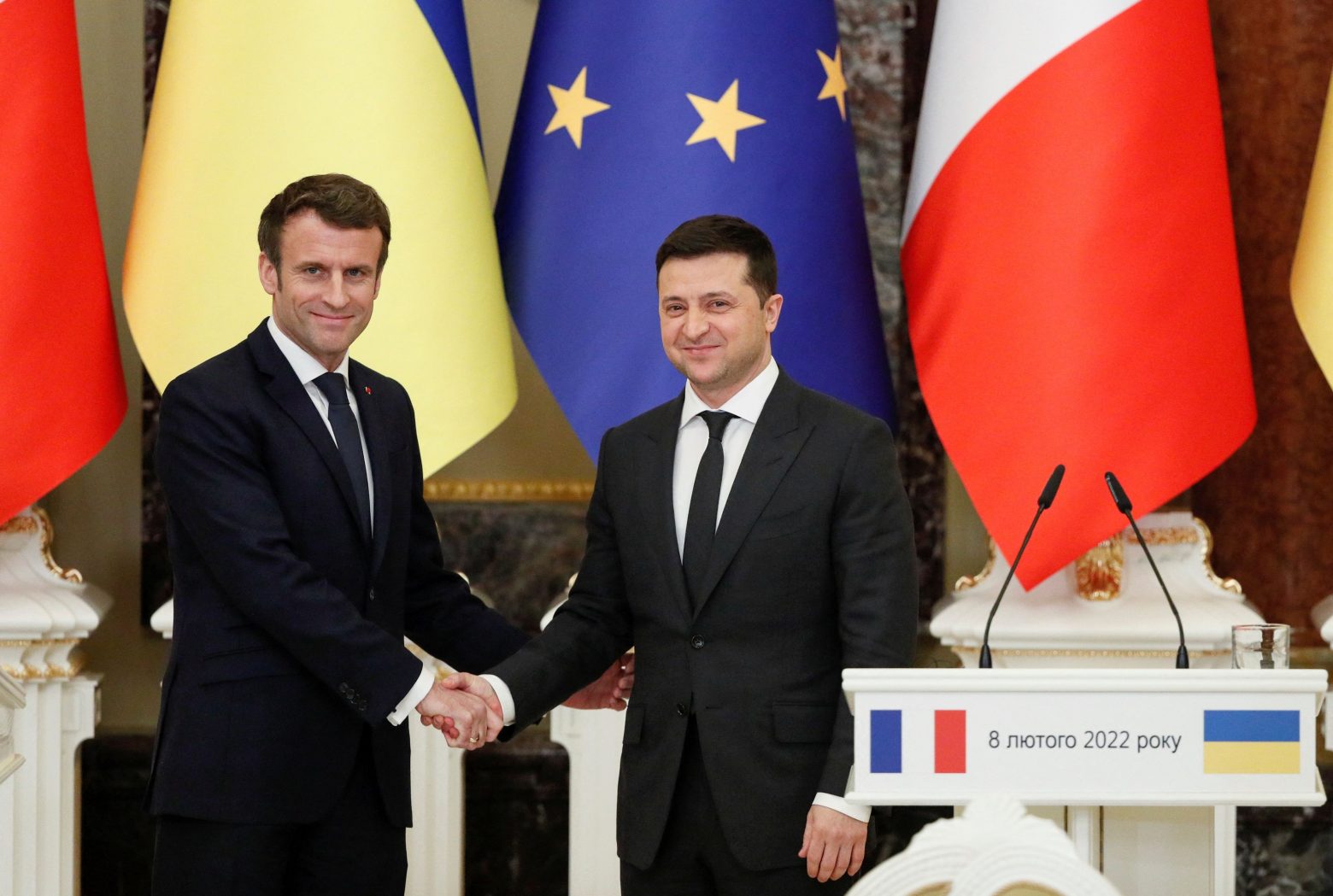 Μακρόν: Ρωσία και Ουκρανία δεσμεύονται να τηρήσουν τις συμφωνίες του Μινσκ