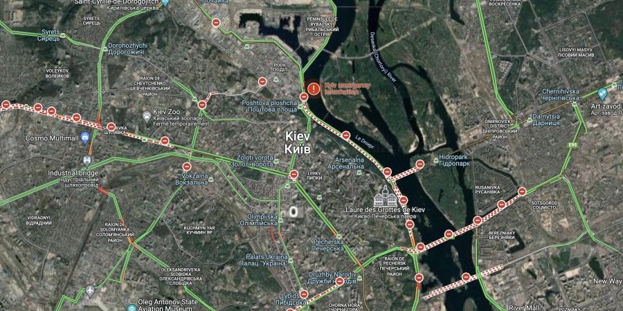 Google Maps: Ποιες εφαρμογές απενεργοποιήθηκαν για την ασφάλεια των Ουκρανών