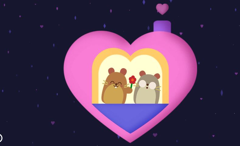 Doodle της Google: Μοιραστείτε την αγάπη [video]