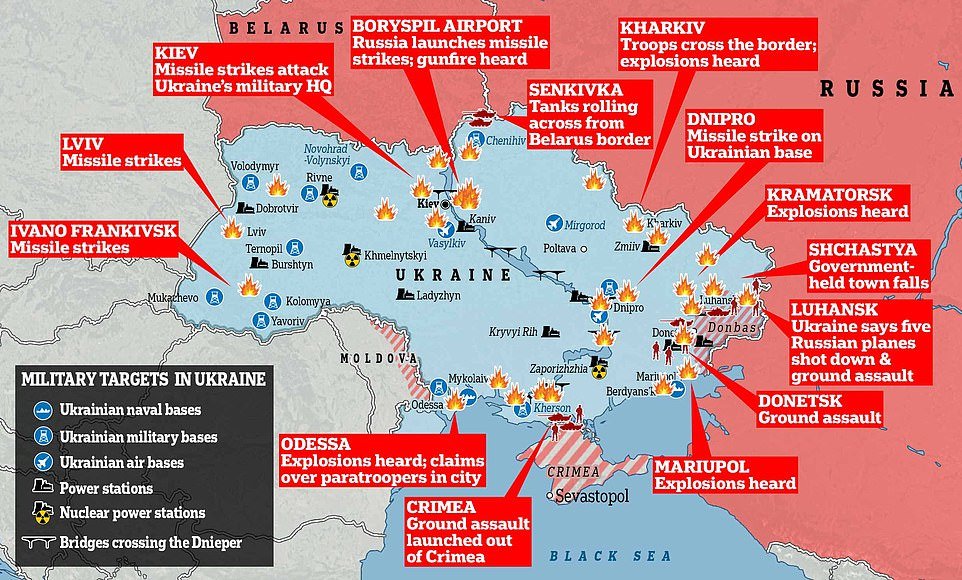 Ουκρανία: Πού στοχεύει ο Πούτιν με τον πόλεμο που ξεκίνησε