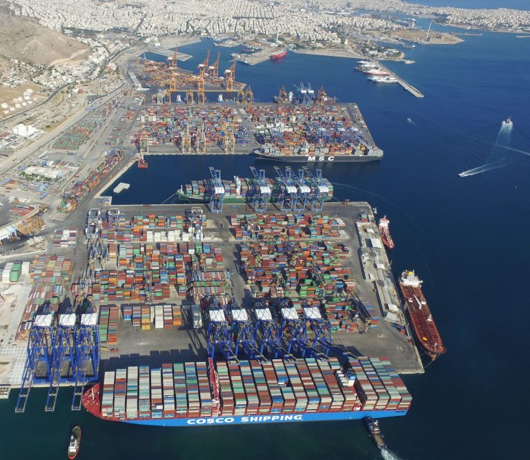 Piraeus port: It dropped to 29th place in the world ranking in 2021