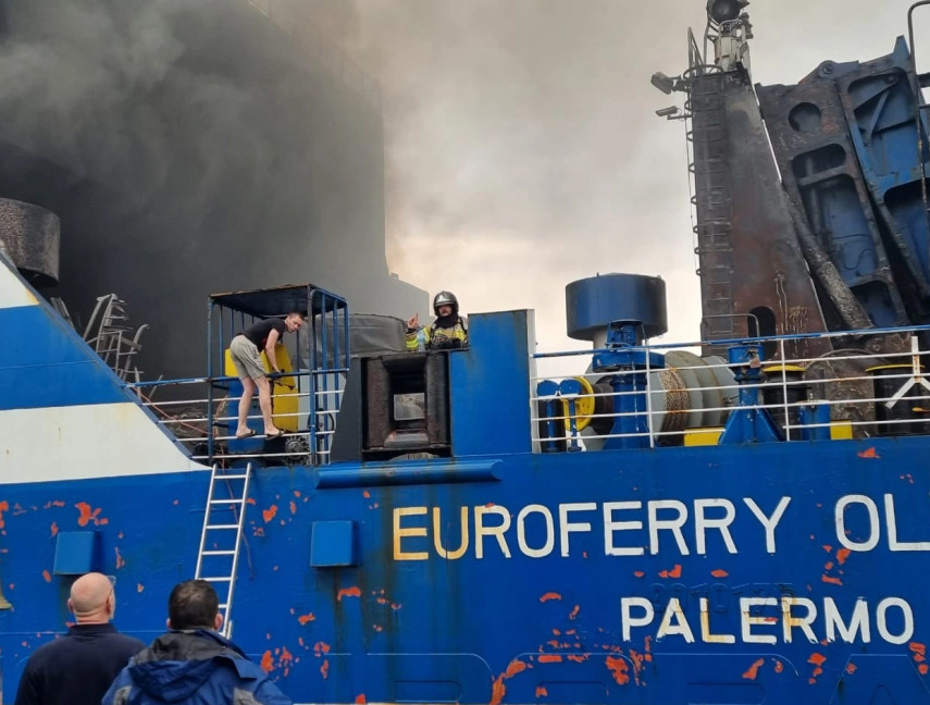 Corfu: How the missing person was saved from the burning ship – What he said about any other survivors